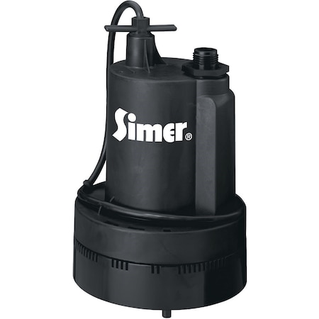 Simer 1/3 HP 115V Submersible Utility Pump 2355